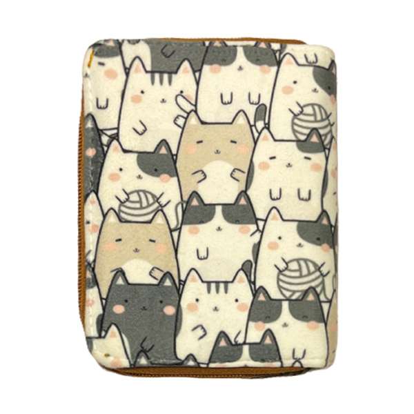 کیف پول دخترانه مدل گربه کد kk-kpkz-015