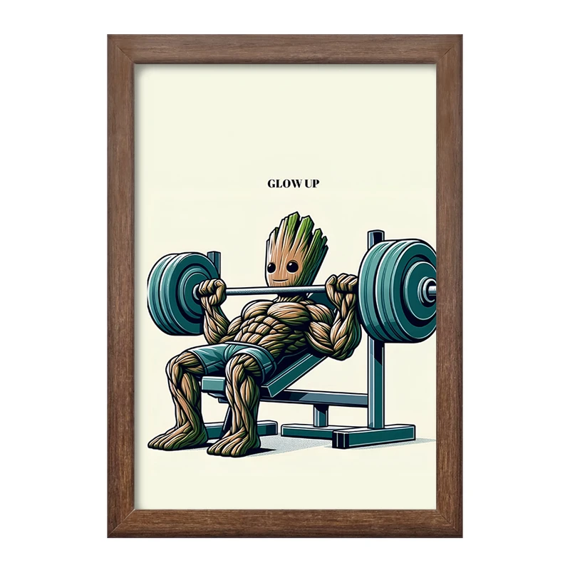 تابلو خندالو طرح گروت (Groot) کد F4037