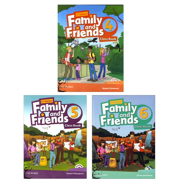 کتاب Family and Friends 4_5_6 Second Edition British اثر جمعی از نویسندگان انتشارات ابداع 3 جلدی