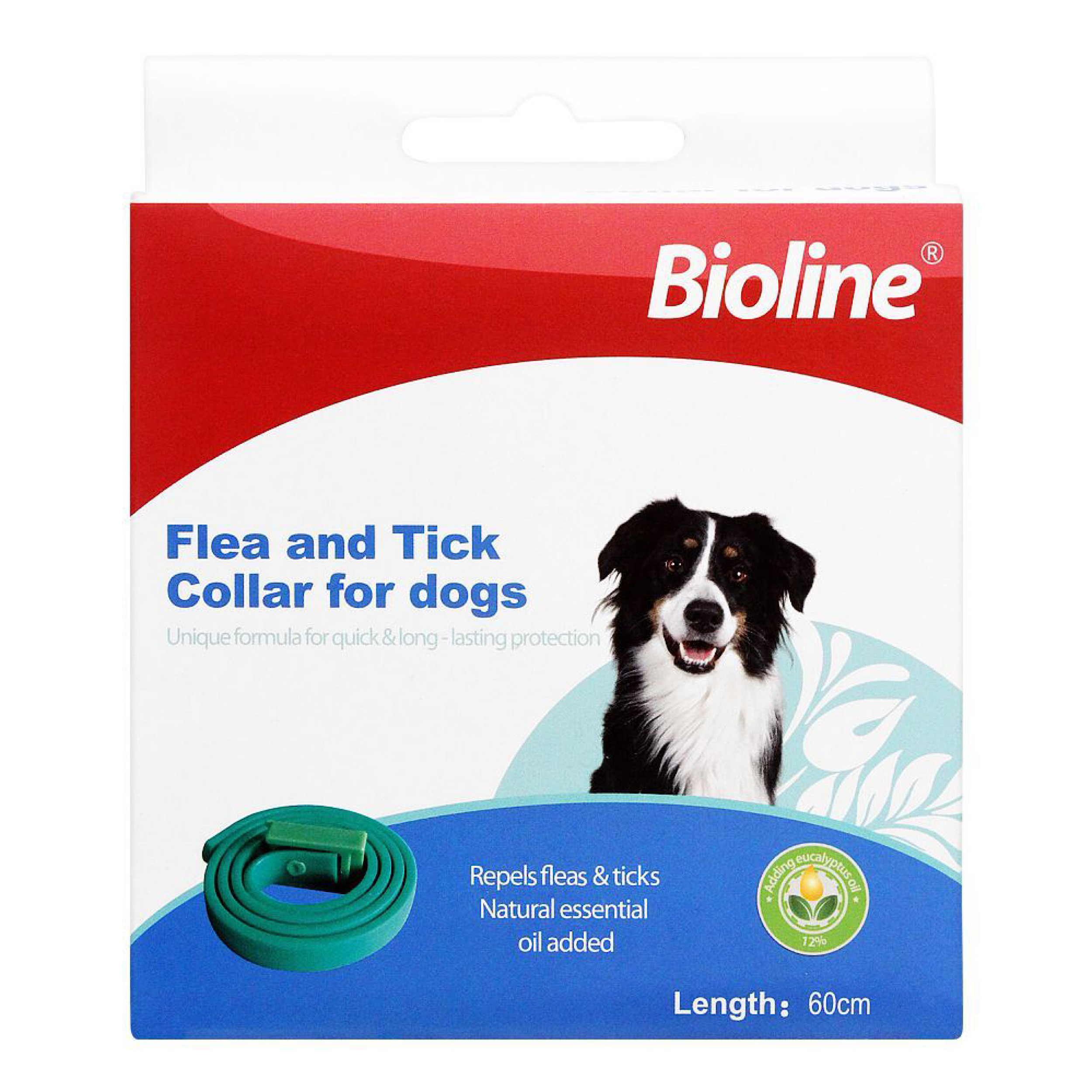 قلاده سگ ضد کک و کنه برند بیولاین مدل flea and tick collar