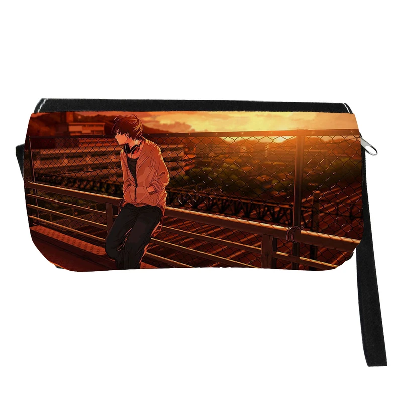  جامدادی طرح پسر انیمه ای مدل دو زیپ کد 32