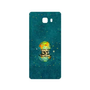 MAHOOT Collage of Earth Face Cover Sticker for Samsung Galaxy C9 Pro