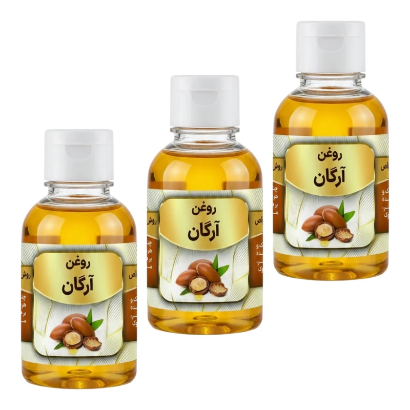 روغن آرگان کد 004 - حجم 60 میلی لیتر بسته سه عددی