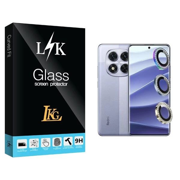 محافظ لنز گوشی ال کا جی مدل LKK Ringi negin مناسب برای گوشی موبایل شیائومی Redmi note 14 Pro