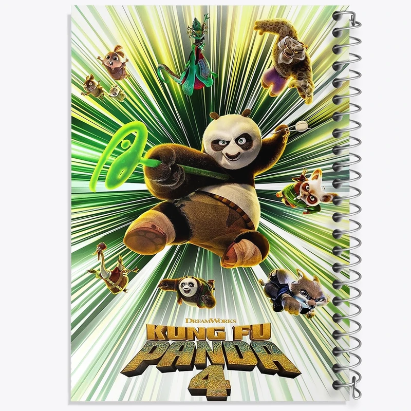 دفتر لیست خرید 50 برگ خندالو طرح پاندای کونگ فو کار کد F2148