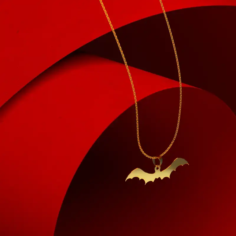 گردنبند طلا 18 عیار زنانه مدوپد مدل هالووین کد G3-1-1031