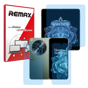 Remax Eye Care model anti-blue screen protector suitable for OnePlus Open mobile phone along with back protector
