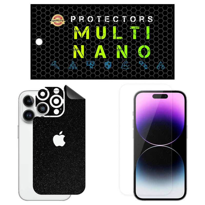 محافظ صفحه نمایش مولتی نانو مدل X-SFG مناسب برای گوشی موبایل اپل iPhone 14 Pro به همراه برچسب پوششی