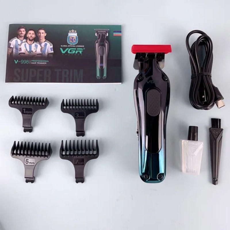ماشین اصلاح موی سر و صورت شارژی وی جی ار مدل V-998 -  - 4