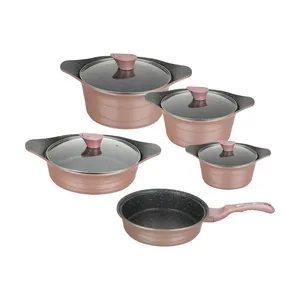 Aroos Diaco Cookware Set 9 Pcs