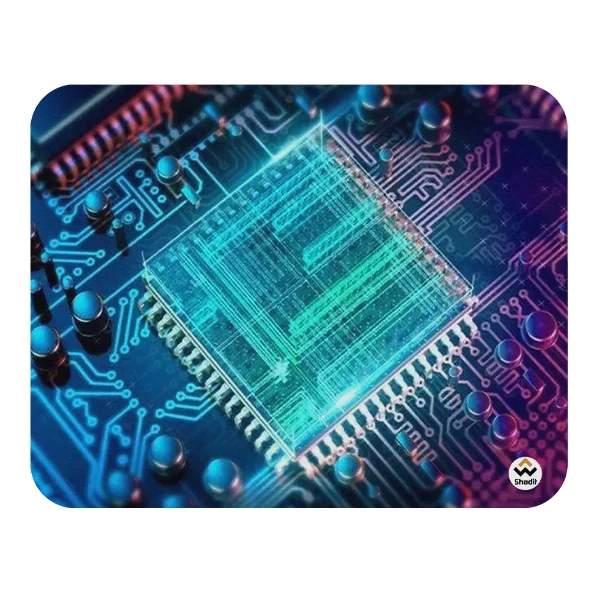 ماوس پد شادیت مدل مدار الکتریکی کد03 سایز24*19سانتی متر