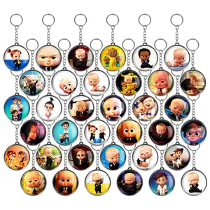 جاکلیدی خندالو طرح بچه رئیس Boss Baby مدل دوطرفه کد 15 مجموعه 36 عددی