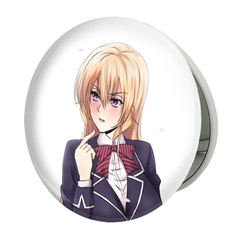 آینه جیبی خندالو طرح ارینا انیمه جنگ غذاها Food Wars مدل تاشو کد 16969 