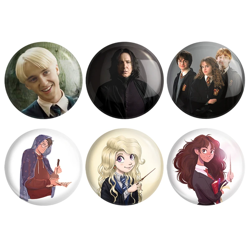 مگنت خندالو طرح هری پاتر Harry Potter کد 1115B مجموعه 6 عددی