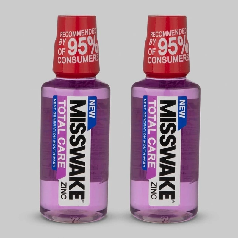 دهان شویه میسویک مدل Total Care حجم 400 میلی لیتر مجموعه دو عددی