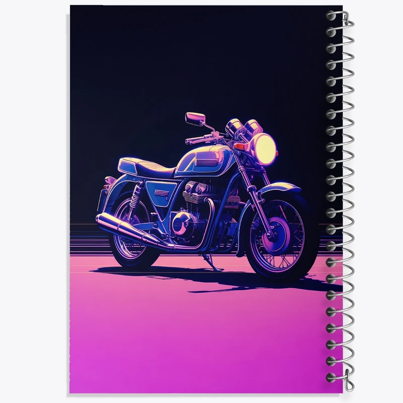 دفتر شطرنجی 50 برگ خندالو مدل موتور سیکلت کد F2813