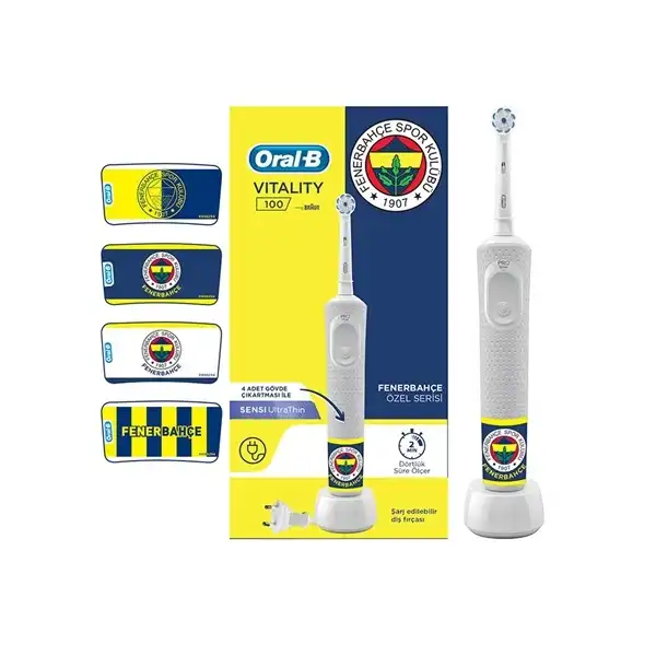 مسواک برقی اورال-بی مدل Vitality 100 Sensi UltraThin Fenerbahce