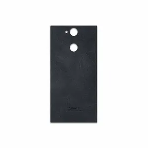 MAHOOT Graphite Buffalo Leather Cover Sticker for Sony Xperia XA2