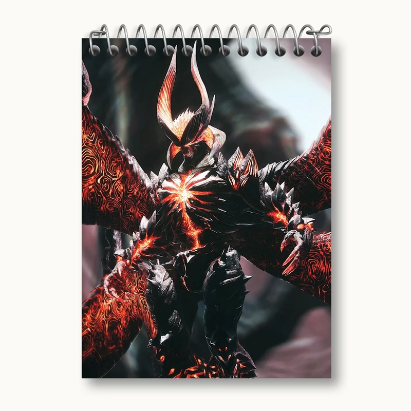 دفتر یادداشت 50 برگ خندالو مدل بازی دویل می کرای Devil May Cry کد 30210