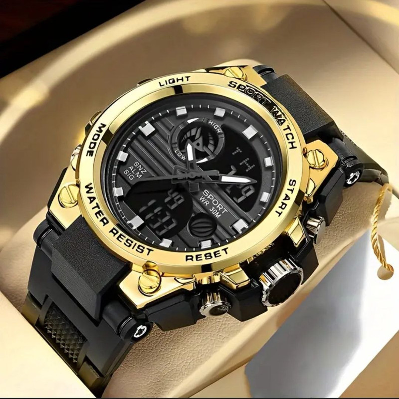 ساعت مچی دیجیتال مردانه مدل دوزمانه099 ساعت مچی دیجیتال مردانه مدل دوزمانه099