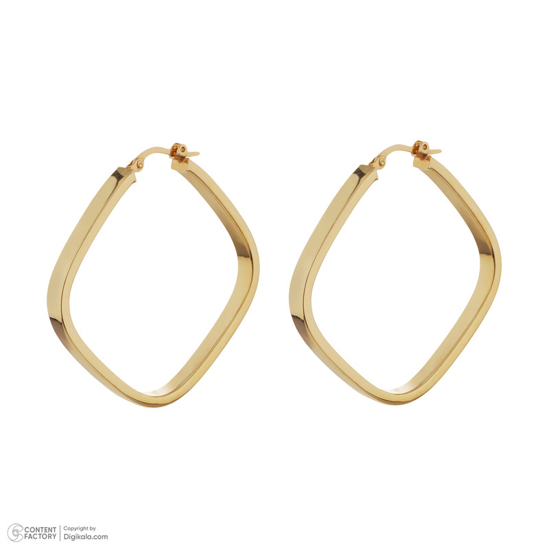 گوشواره طلا 18 عیار زنانه دوست خوب مدل dk593  - 4
