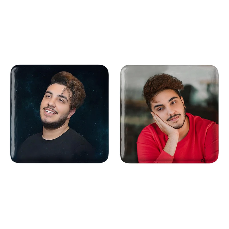 مگنت خندالو مدل آرون افشار کد 40144015 مجموعه 2 عددی