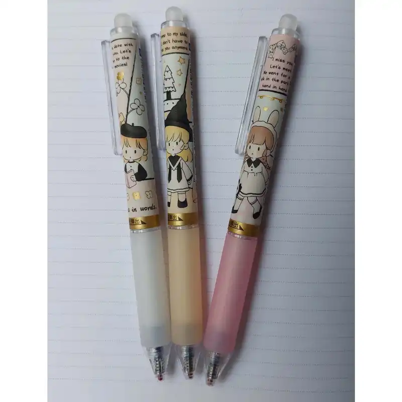 خودکار مدل پاک کن دار پیچی طرح عروسکی کد AA