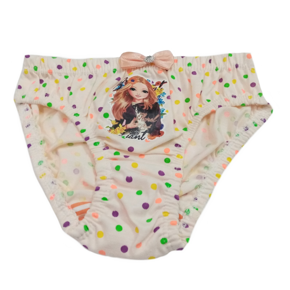 شورت دخترانه مدل خال خالی رنگ گلبهی