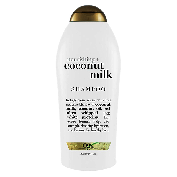 شامپو مو او جی ایکس مدل Coconut Milk حجم 750 میلی لیتر