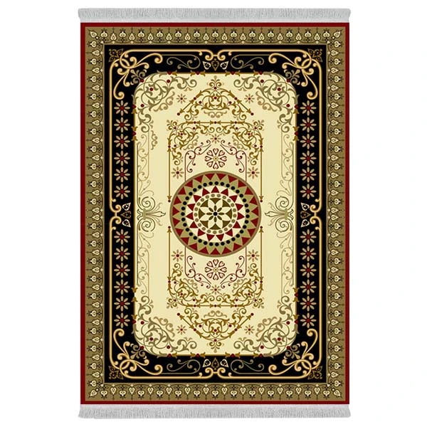 فرش پارچه‌ای دفه مدل فرشینه طرح فانتزی کد 00937