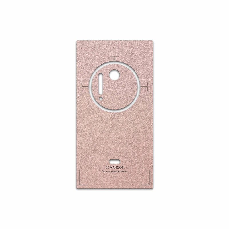 برچسب پوششی ماهوت مدل Rose Gold Leather مناسب برای گوشی موبایل نوکیا Lumia 1020