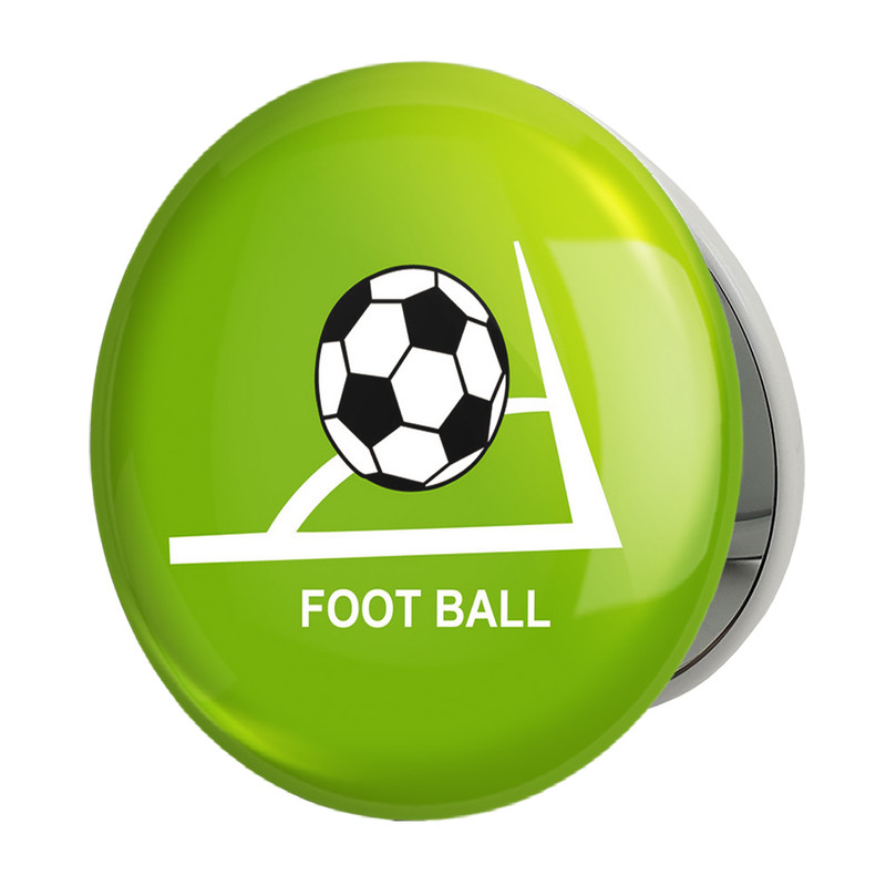 آینه جیبی خندالو طرح فوتبال Football مدل تاشو کد 25951 