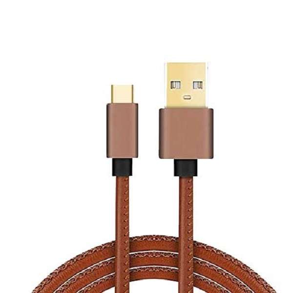 کابل تبدیل USB به MicroUSB مدل چرمی طول 1متر کابل تبدیل USB به MicroUSB مدل چرمی طول 1متر