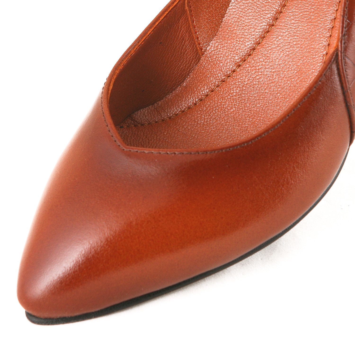 کفش زنانه چرم یلسان مدل اولویا کد PRM-603-asl -  - 7