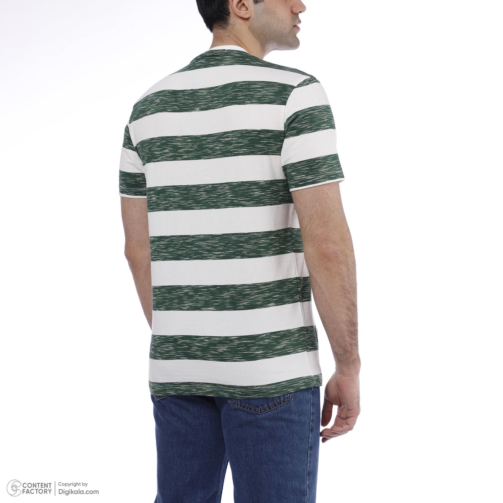 تی شرت آستین کوتاه مردانه باینت مدل 2261790 رنگ سبز -  - 5