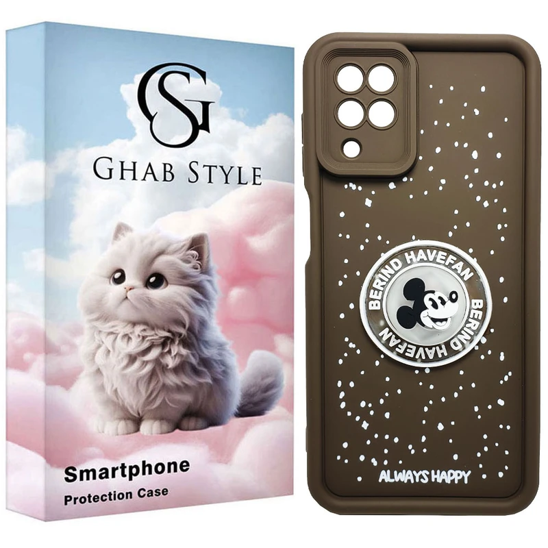 کاور قاب استایل مدل سیلیکونی طرح چراغدار مناسب برای گوشی موبایل سامسونگ  Galaxy A12 / A12 5G / M12 / F12