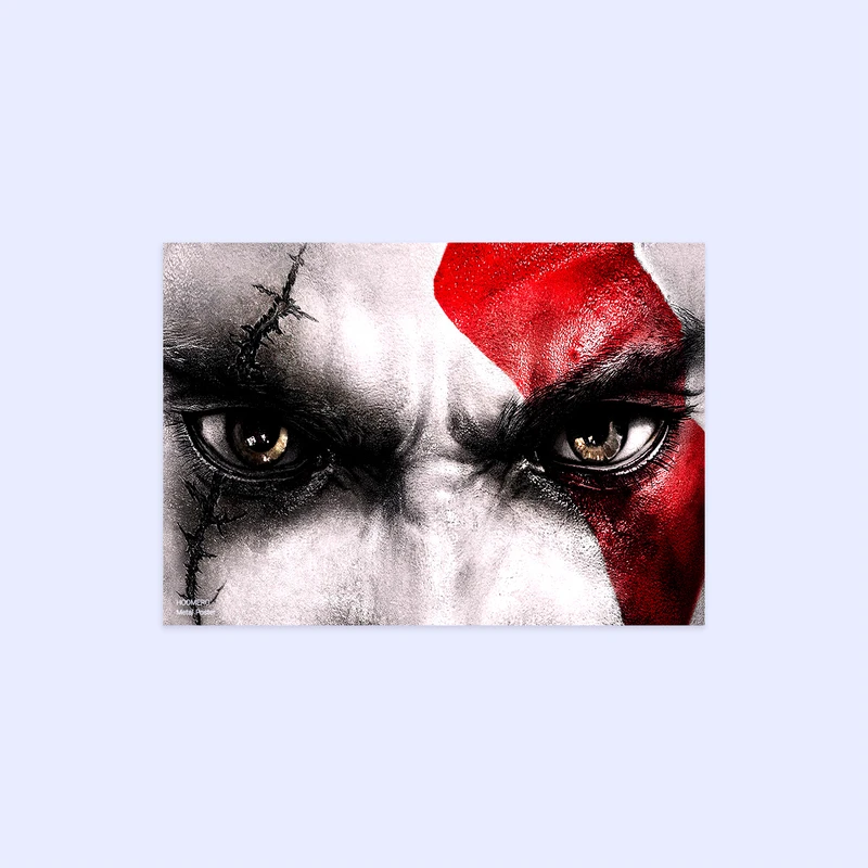 پوستر هومرو مدل فلزی طرح God of War کد PS503