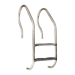 نردبان استخری مدل 2 پله کف پله استیل