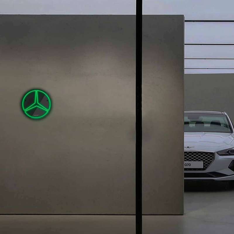 چراغ دیواری نئون دیزاین طرح Benz-BL_GR