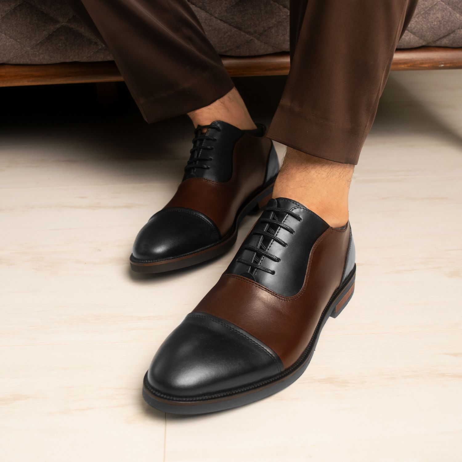 کفش مردانه چرم عطارد مدل چرم طبیعی کد SH19 -  - 20
