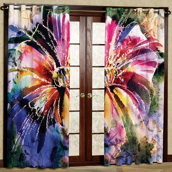 پرده مدل مخمل پانچی کد 6028 سایز 280x140 سانتی متر