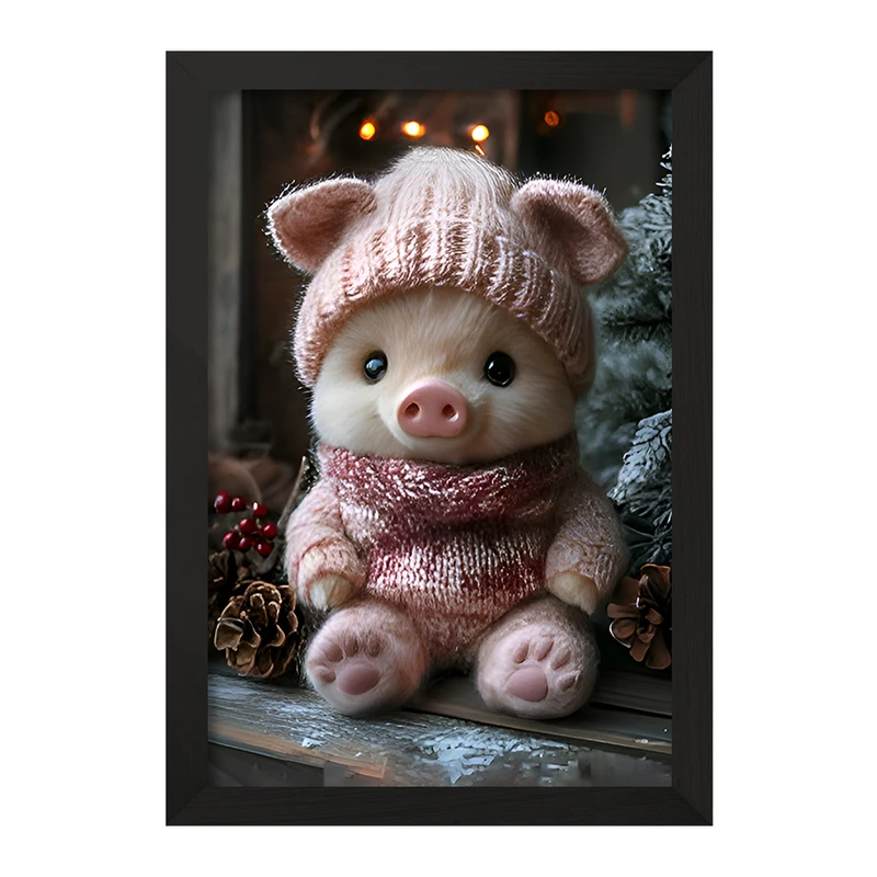 تابلو خندالو مدل خوک کوچولو کد F9559