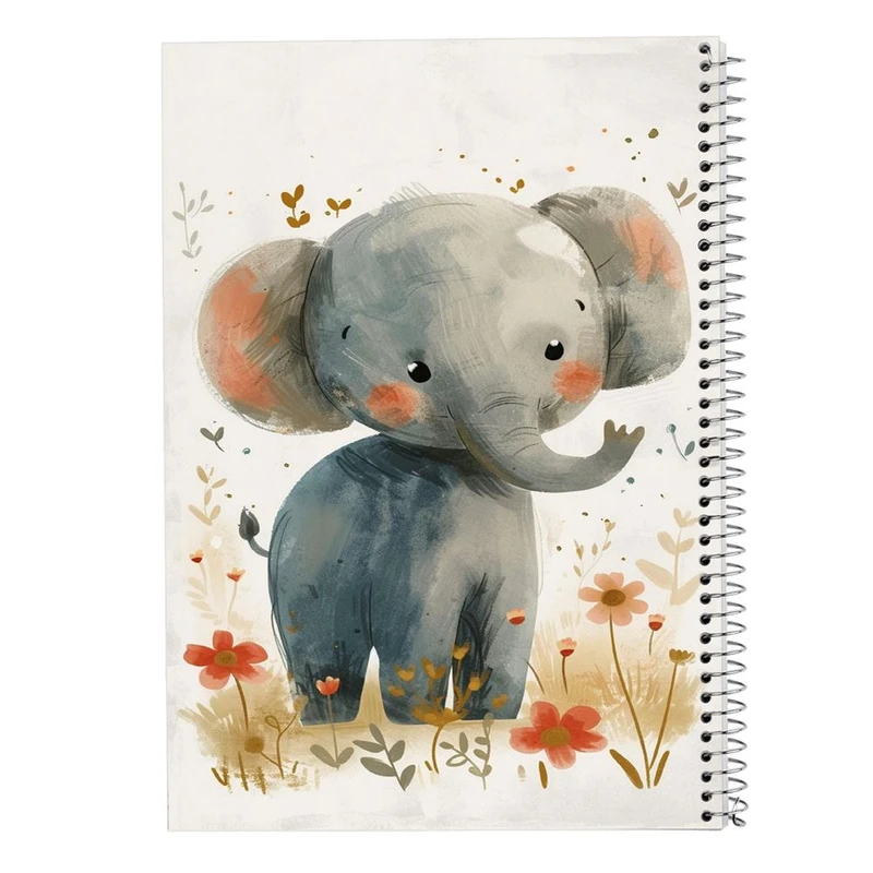 دفتر ژورنال نویسی 50 برگ مدوپد مدل نقطه ای طرح موجودات فانتزی کد DF17078