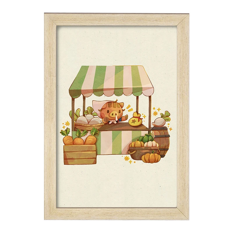 تابلو خندالو مدل بازی انیمال کراسینگ (Animal Crossing) کد 32664