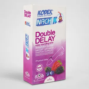 کاندوم تاخیری ناچ کودکس مدل Double Delay بسته 10عددی
