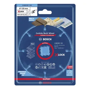 صفحه برش دیسکی بوش مدل مولتی متریال کد 125 MM
