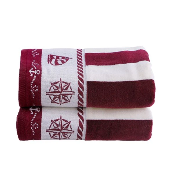 حوله استخری ازدیلک طرح PUSULA سایز 70x140 سانتیمتر