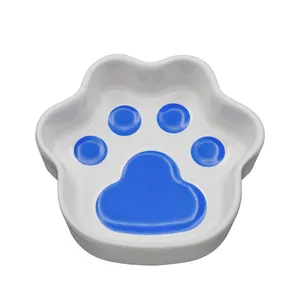  ظرف آب و غذا سگ و گربه ژوانیت طرح پنچه کد 1