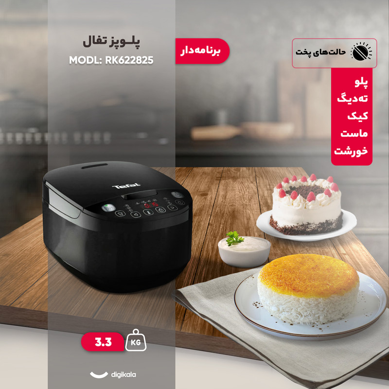 پلوپز 10 نفره تفال مدل RK622825