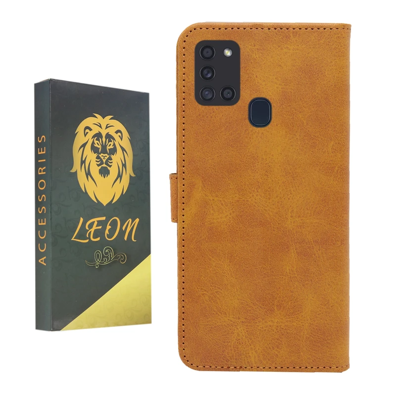 کیف کلاسوری لئون مدل Bersa مناسب برای گوشی موبایل سامسونگ Galaxy A21s